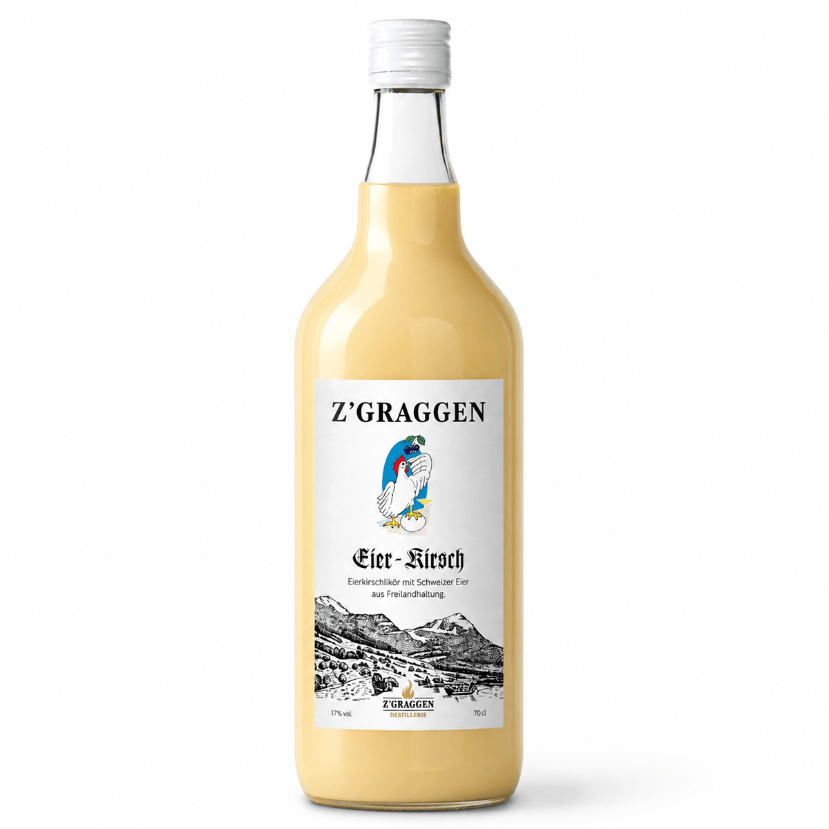 Z'GRAGGEN Eier-Kirsch, 17% vol.