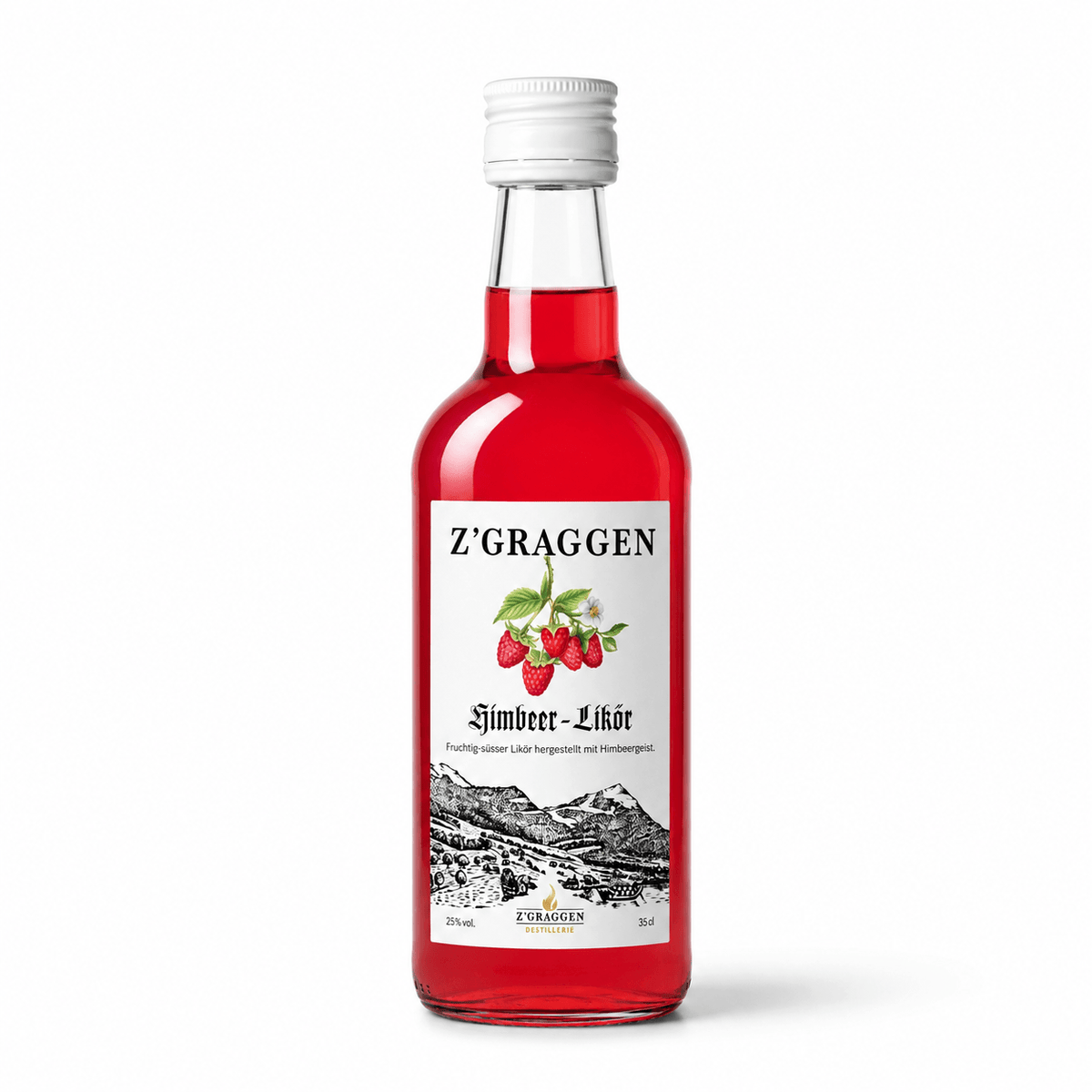 Z'GRAGGEN Himbeer-Likör, 25% vol.