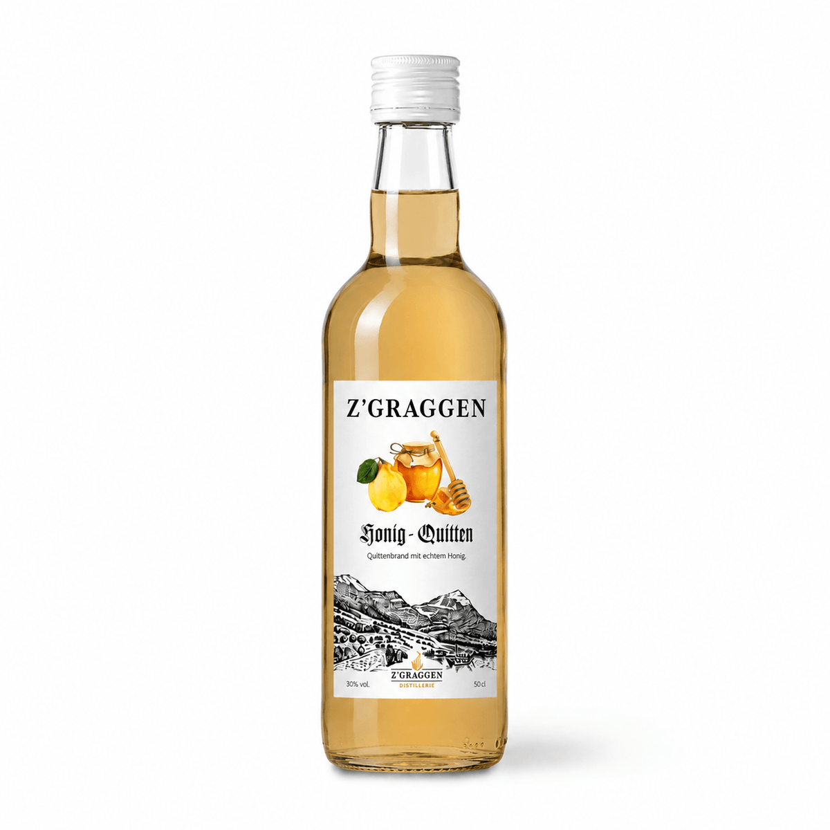Z'GRAGGEN Honig-Quitten, 30% vol.