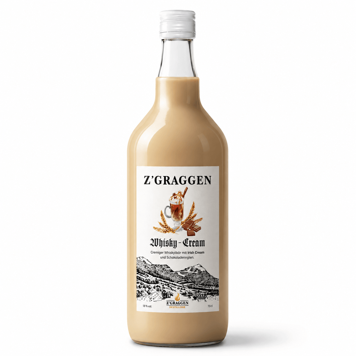 Z'GRAGGEN Whisky-Cream, 18% vol.