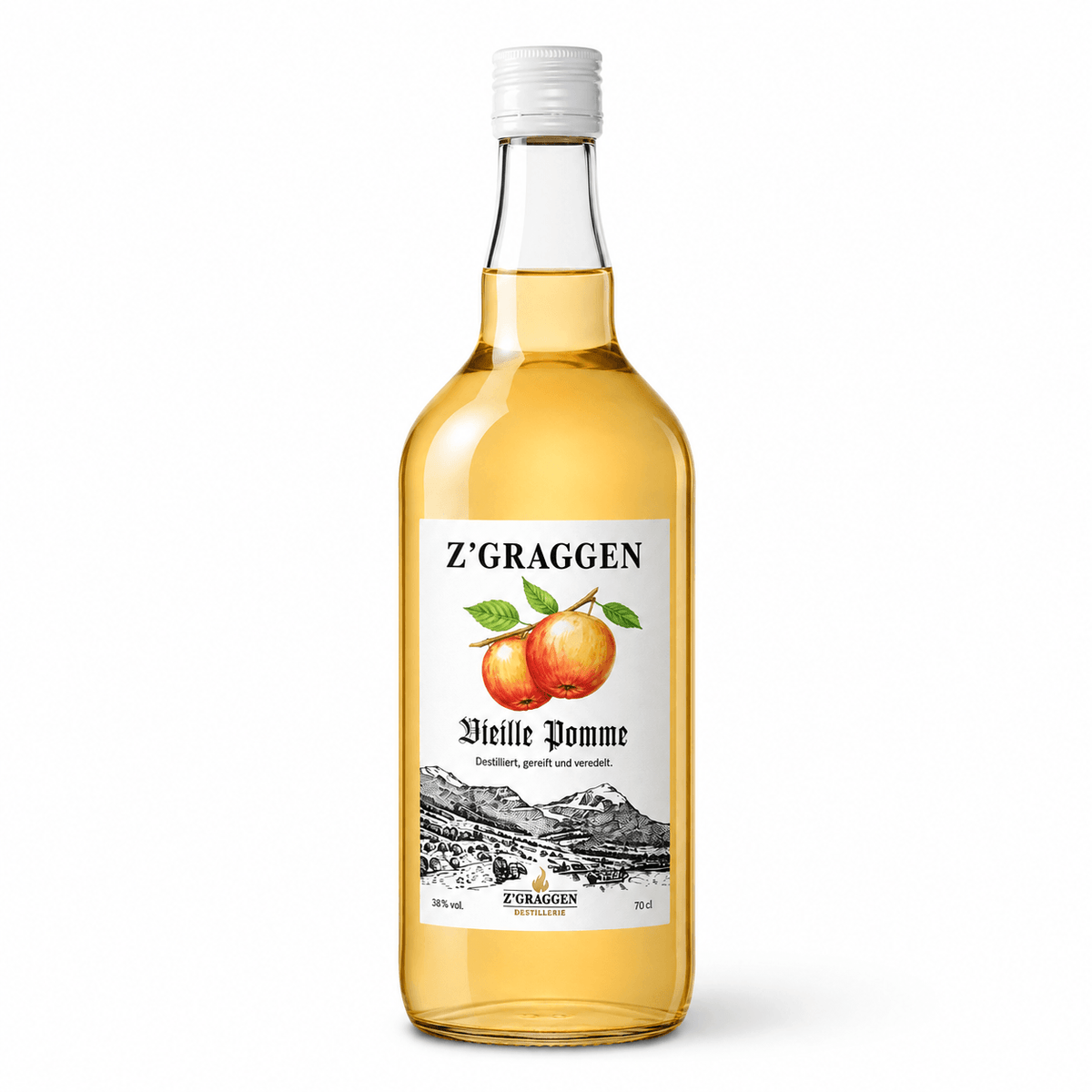 Z'GRAGGEN Vieille Pomme, 38% vol.